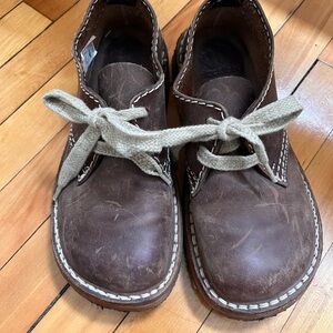 Women's Brown Leather Chukka Boots